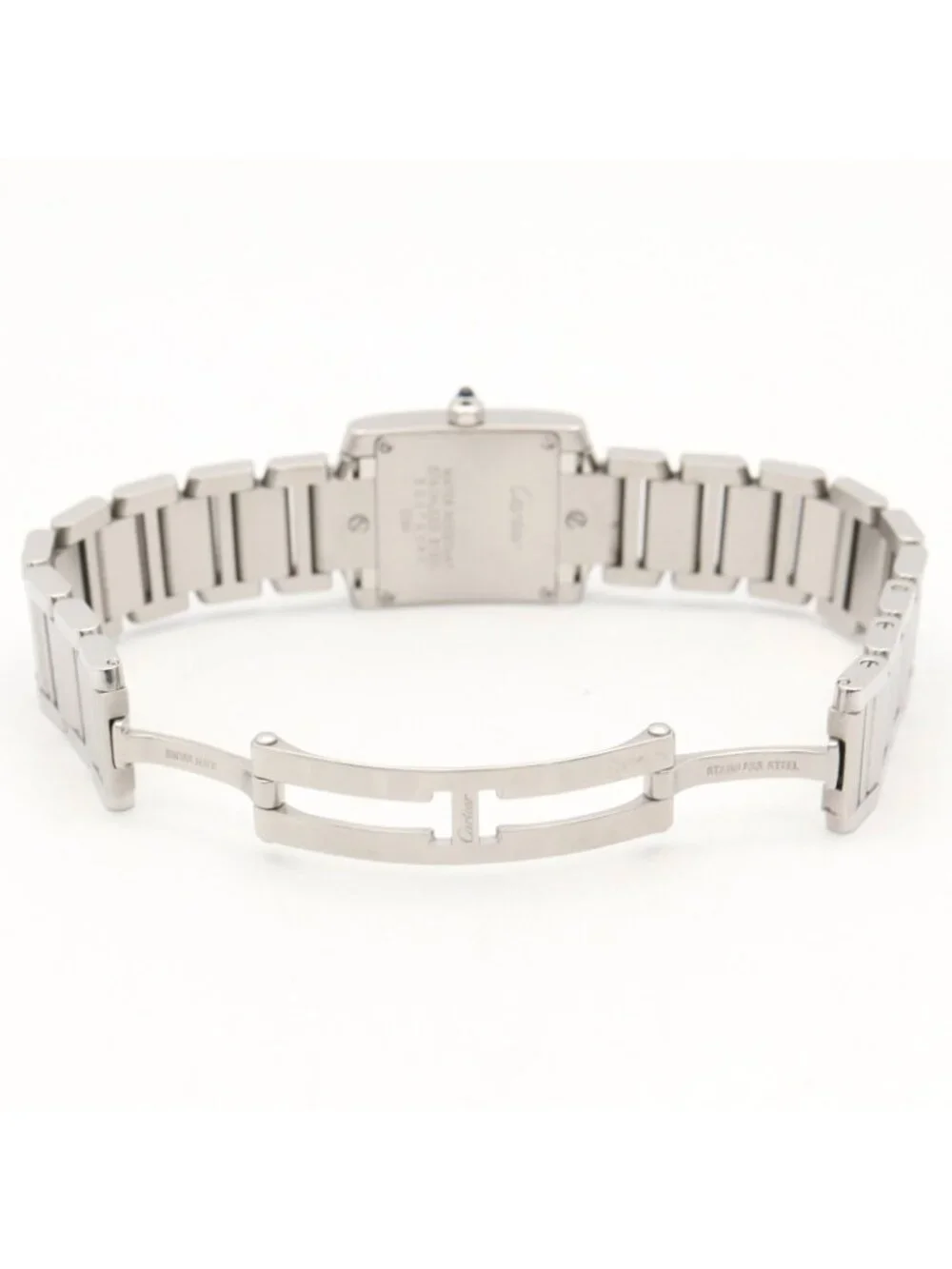 Cartier Watch Tank Francaise SM Silver Stainless Steel